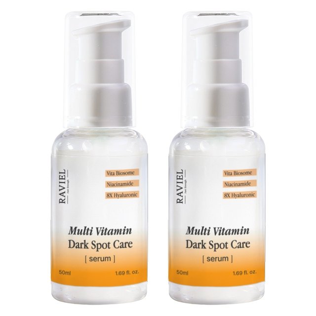 비타C 3일 잡티 17.4프로 순삭 톤업 세럼 잡티이별세럼+고농축 멀티비타민 기미 잡티 세럼 50ml 2개/ 비타민 C 고농축 잡티 순삭 케어