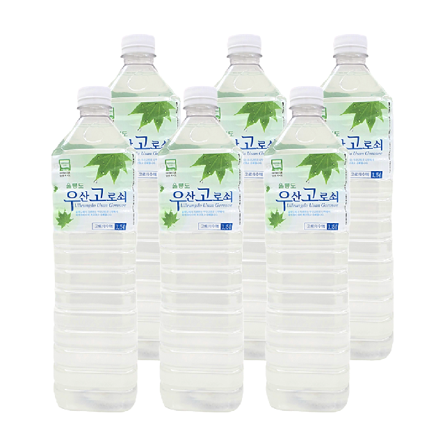 산림조합 2026년 햇 울릉도고로쇠 물 1.5L X 6병(울릉도 현지 직접 발송)