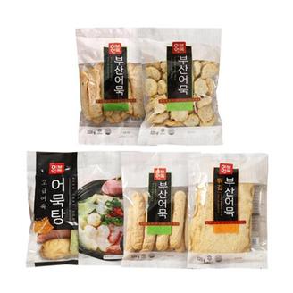 [미보부산어묵] 어묵5종세트(어묵탕330g+상보어묵320g+수제비어묵320g+상천어묵320g+중보어묵320g)