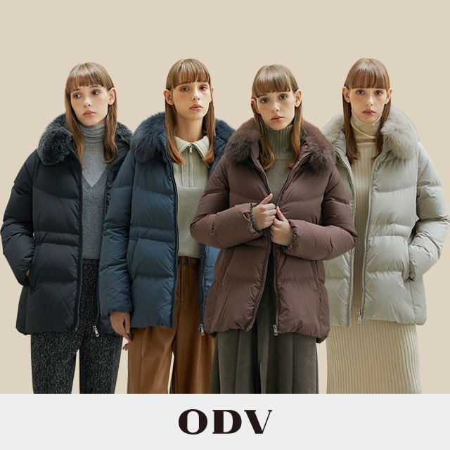 런칭199,000원! 한정수량 특가! ODV 오디브 폭스카라 구스다운
