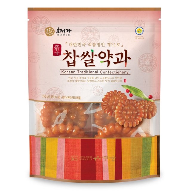 호정가 찹쌀약과 봉지10입 350g 전통한과 과자