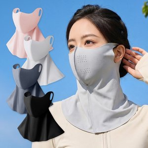 [2+2] 3D 넥커버 자외선차단 골프 마스크 새부리형 4종세트