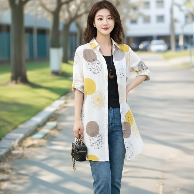 쉐바 마르쿠 롤업 롱셔츠 2종