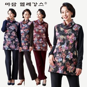 마담엘레강스 윈터 플로라 기모 상하세트