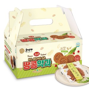 호정가 땅콩약과세트 1KG  땅콩과 아몬드의 바삭한 식감