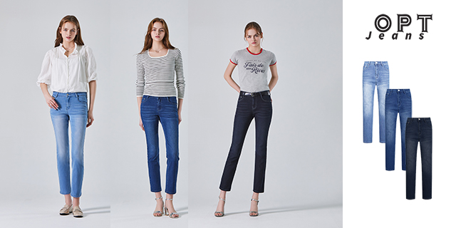 [OPT JEANS] 옵트진 파격기획가! 데님 스트레치 팬츠 3종, 여성