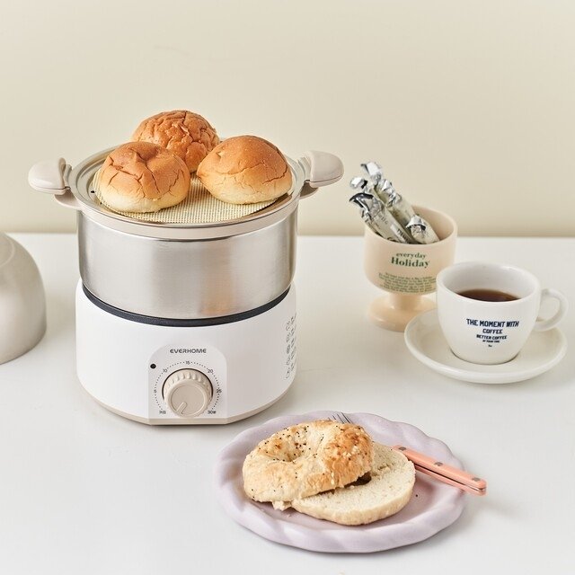 오연수의 에버홈 올스텐 2단 찜기 1+1 일명 매일찜 EV-EC7000