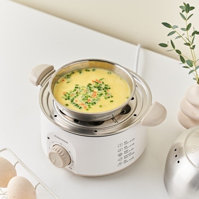 오연수의 에버홈 올스텐 2단 찜기 1+1 일명 매일찜 EV-EC7000