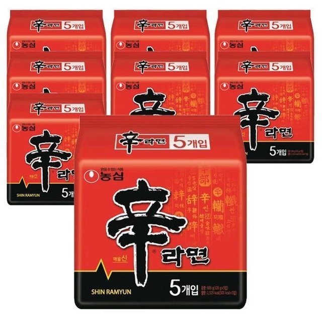 [농심] 농심 신라면 봉지라면 120g, 40개