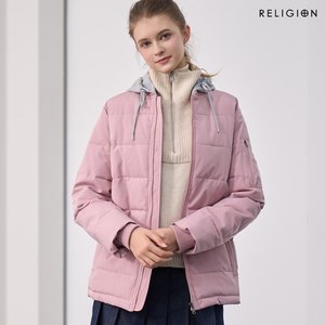 릴리전 25FW 디테처블 후드 패딩 점퍼 1종, 여성