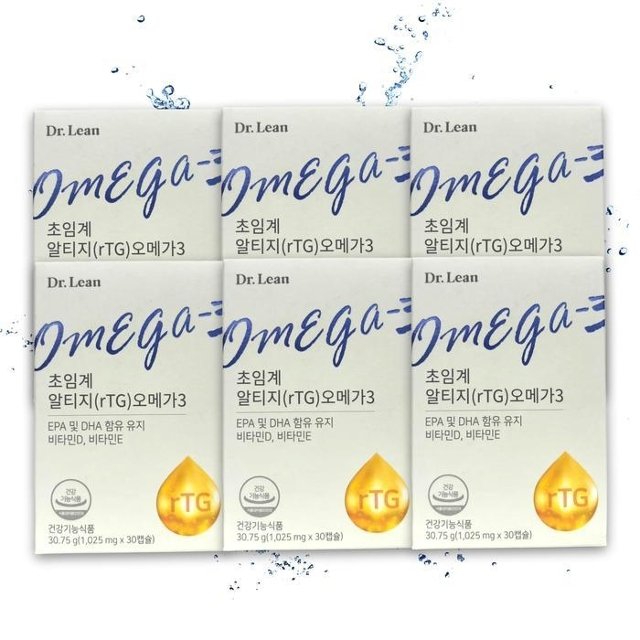 [닥터린] 닥터린 초임계 알티지 오메가3 1025mg 30캡슐 X 6 TB