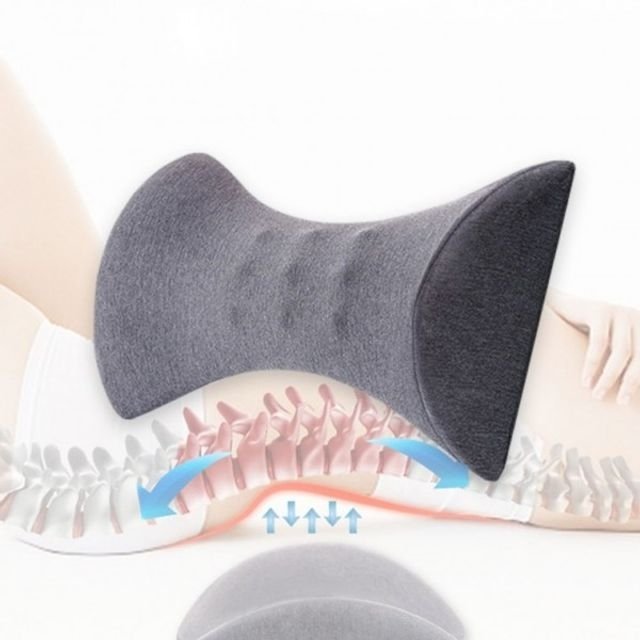 메모리폼베개 베개 숙면 받침대 허리 허리베개 요추 (WD82BF9)