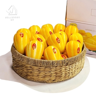 [웰굿] 산지직송 성주 세척 참외 2kg(6-12과,실속형)