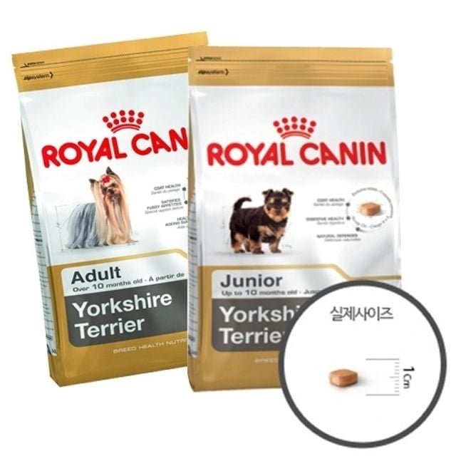 로얄캐닌 독 요크셔테리어 1.5kg 강아지 사료 (W2D3115)