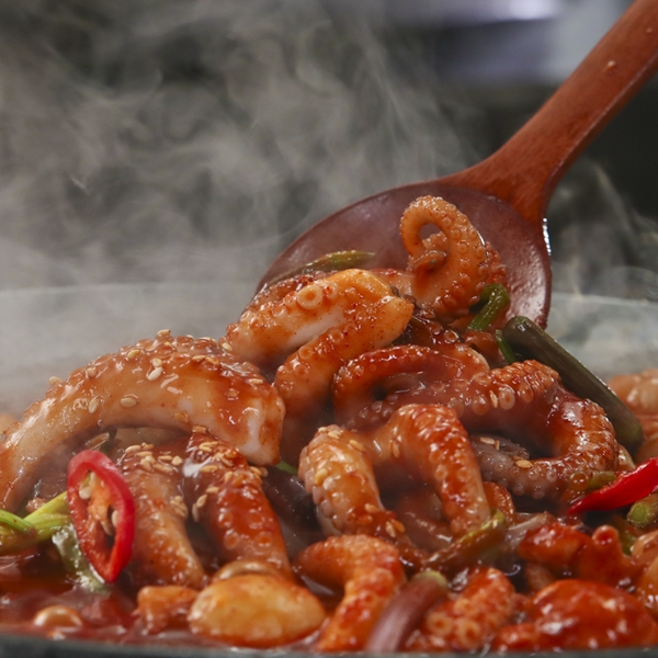 착한쭈꾸미 6팩세트(쭈꾸미 140g 6팩 + 비법소스 50g 6팩)