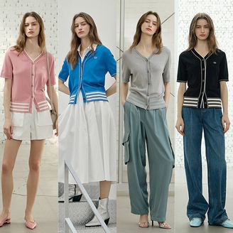 GGPX 스트라이프 엣지 가디건 3종 GX252F0301SW