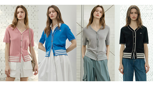 GGPX 스트라이프 엣지 가디건 3종 GX252F0301SW