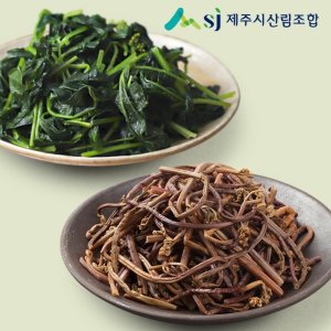 [제주시산림조합] 25년 햇 제주나물세트(고사리 5팩 + 부지깽이 5팩)