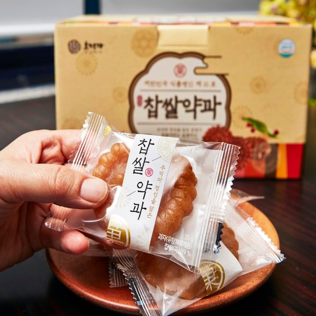 호정가 찹쌀약과세트 3KG 약 80입  대용량 전통과자세트