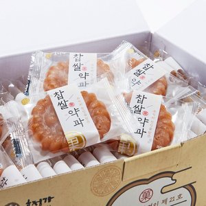 호정가 찹쌀약과세트 3KG 약 80입  대용량 전통과자세트