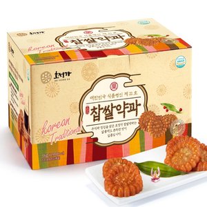 호정가 찹쌀약과세트 3KG 약 80입  대용량 전통과자세트