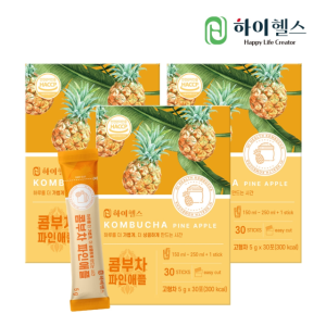 [하이헬스] 콤부차 파인애플 (5g x 30포) 3박스