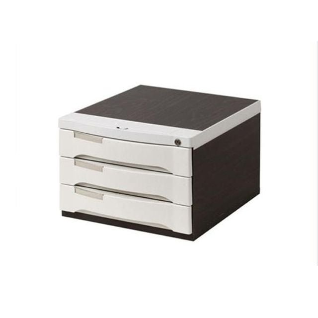 우드맥스 플러스3단서류함(월넛 301X368X220mm) (W7D2F5E)