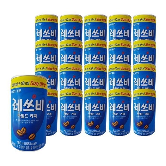 레쓰비 마일드 캔커피 160ml x30캔