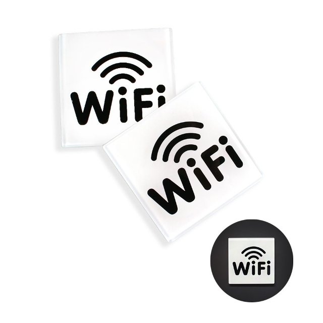 아크릴표지판 와이파이 와이파이존 와이파이표지판 (WFHDLVJ)