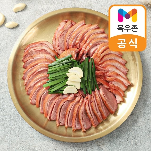 [목우촌] 허브갈릭 훈제오리 슬라이스 210g x 10팩 + 소스 5봉