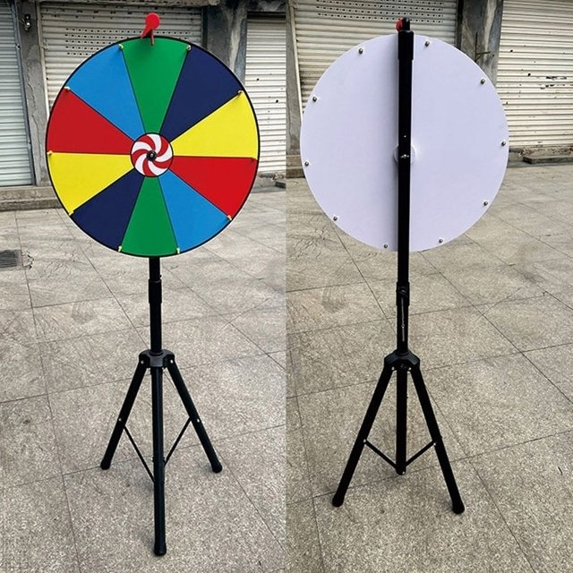 고품질 추첨판 돌림판 룰렛 게임 보드판 학습 이벤트 60cm 돌림판 (WFK9F4B)