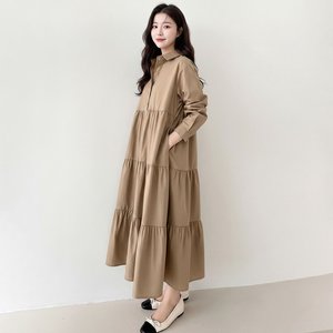 [플로레센스]세린캉캉셔츠롱원피스(색상선택)