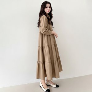[플로레센스]세린캉캉셔츠롱원피스(색상선택)