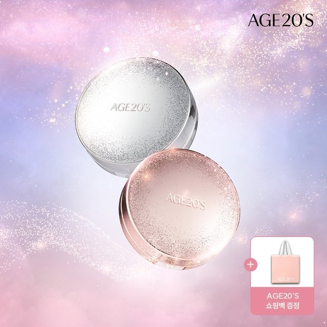 [쇼핑백 증정]AGE20S 뉴오리지널 에센스 커버팩트 스파클에디션(케이스1+리필2) SPF50 PA+++