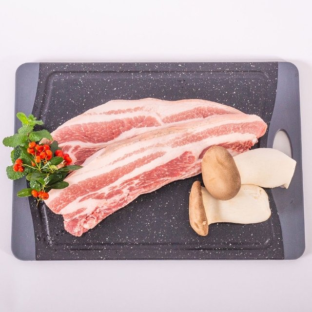 [작심밀도]제주직송 흑돼지 오겹살 1kg / 두께 3cm 내외