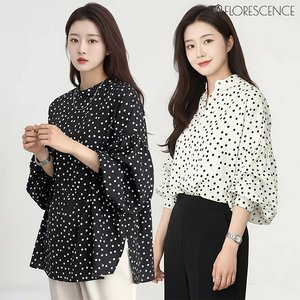 [플로레센스]스팟도트투웨이블라우스2종