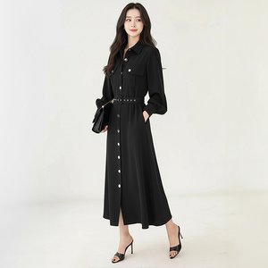 [플로레센스] 시티 숄더 셔츠원피스(색상선택)