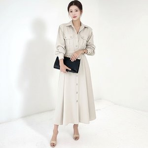 [플로레센스] 시티 숄더 셔츠원피스(색상선택)