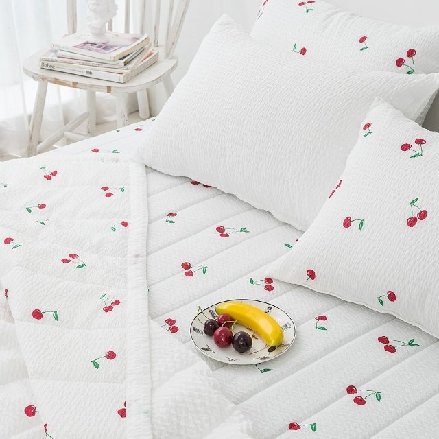 방울 시어서커 여름 냉감 누빔이불 SS (WFI7QHV)