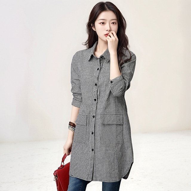 [헬리꽁땡]듀오체크포켓미디셔츠2종 