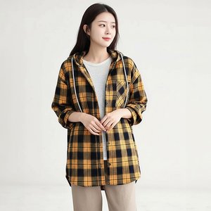 [헬리꽁땡] 리오 체크 후드셔츠 2종
