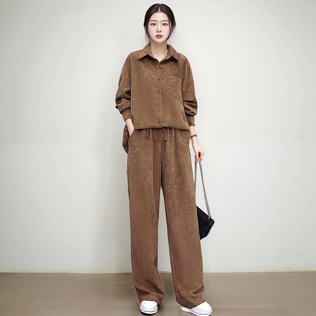 [헬리꽁땡]벨베티코듀로이상하세트(색상선택)