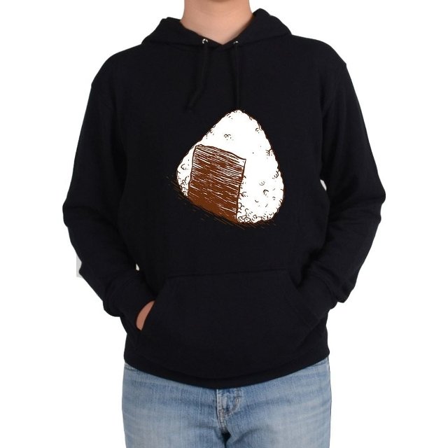 기모후드티 삼각김밥 편의점 간단음식그림 다양한색상 전사이즈 (WFKJTAS)