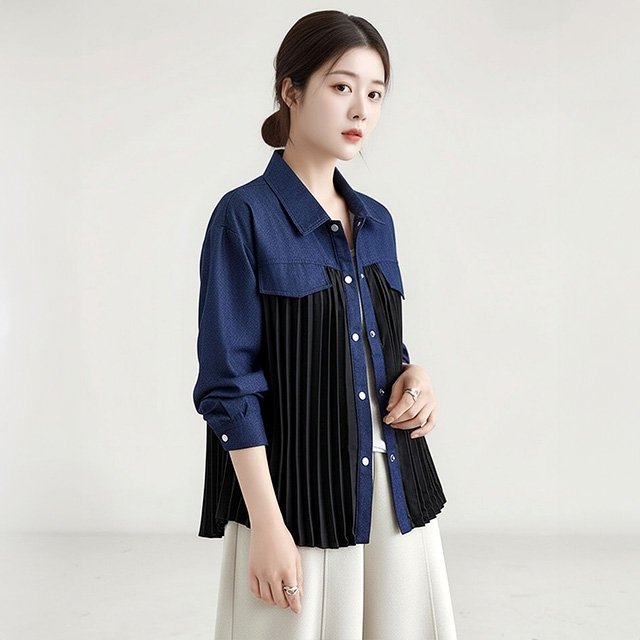 [헬리꽁땡]퓨린플리츠테널셔츠 