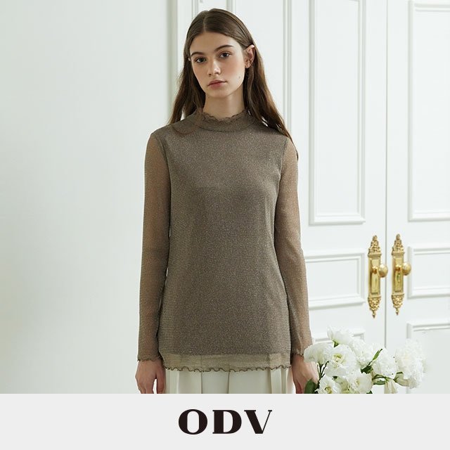 이너 활용도 만점! ODV 오디브 메탈 티블라우스 4종