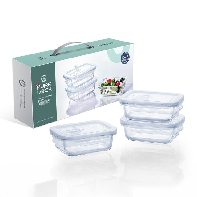 도나티 뉴퓨어락 직사각 소3조 400ml