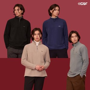 르까프 26FW 코지 플리스 집업 티셔츠 4종, 남성 