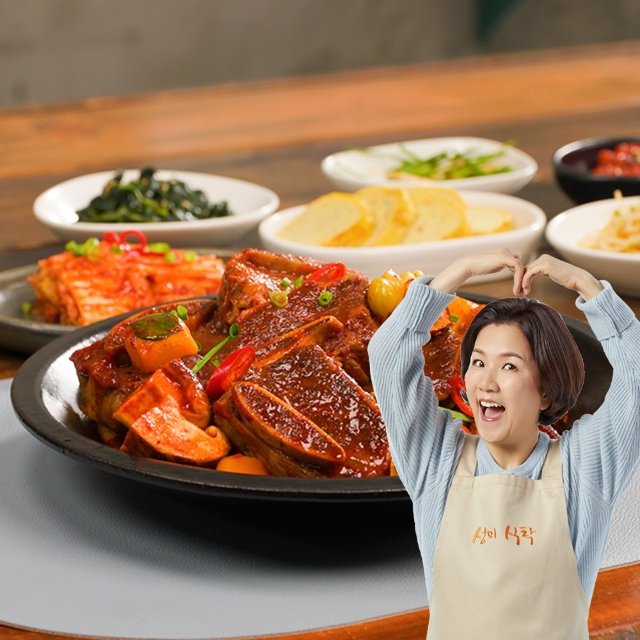 [성미식탁!] 이성미의 꼼꼼한 매콤갈비찜 500g × 6팩 (총 3kg)