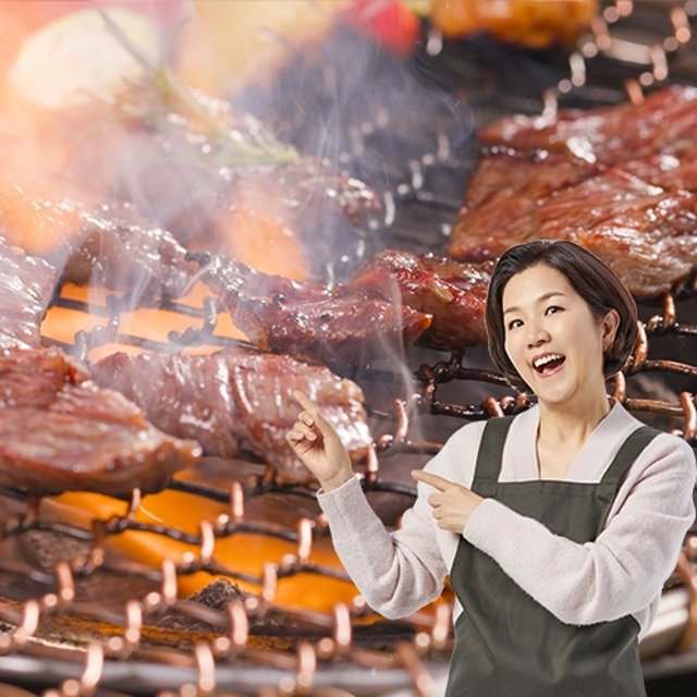 [모바일 3천원 즉시할인 + 방송에서만 추가구성 2팩!] 이성미의 꼼꼼한 갈비살 구이 200g × 8팩 + 200g × 2팩 (총 2kg)