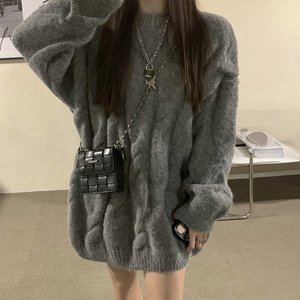 [루미루나]빅꽈배기짜임롱니트